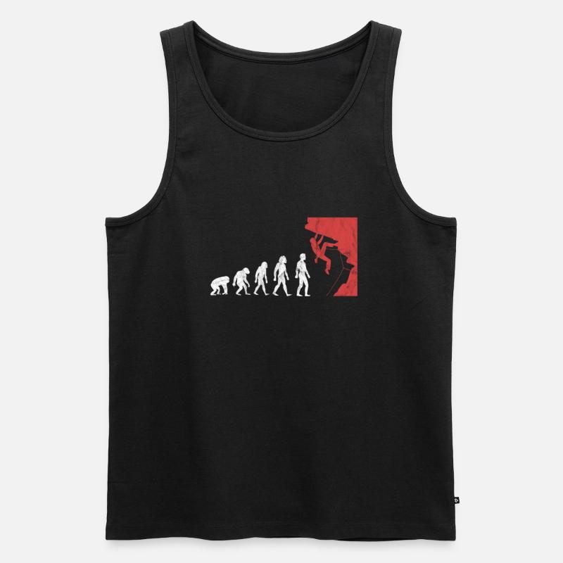 Alpinisme Evolution Grimpeurs Alpinisme - Débardeur bio Premium Homme - noir