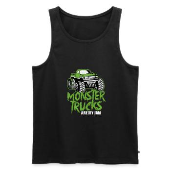 Monstertruck Auto Truck Monster Motorsport - Männer Premium Bio Tank Top - Schwarz - Vorne - Michal (187cm)