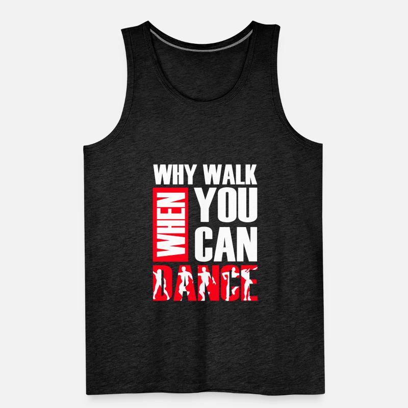 Dancing Dancer Dance Men's Premium Organic Tank Top
