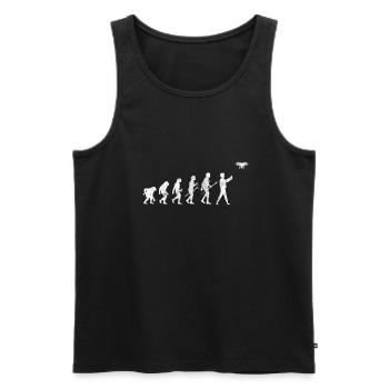 Drohne Evolution - Männer Premium Bio Tank Top - Schwarz - Vorne - AI Model Male 178 light (178cm)