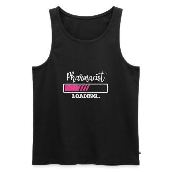 Apotheke - Männer Premium Bio Tank Top - Schwarz - Vorne - AI Model Male 178 light (178cm)