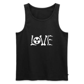 Radiology Radiologist Röntgen Rad Tech Gift - Men's Premium Organic Tank Top - black - Front - AI Model Male 178 light (178cm)