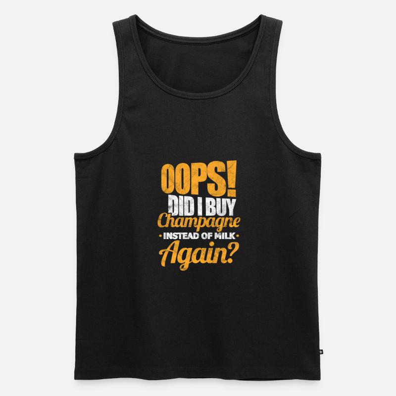 blockedTitle - Männer Premium Bio Tank Top - Schwarz