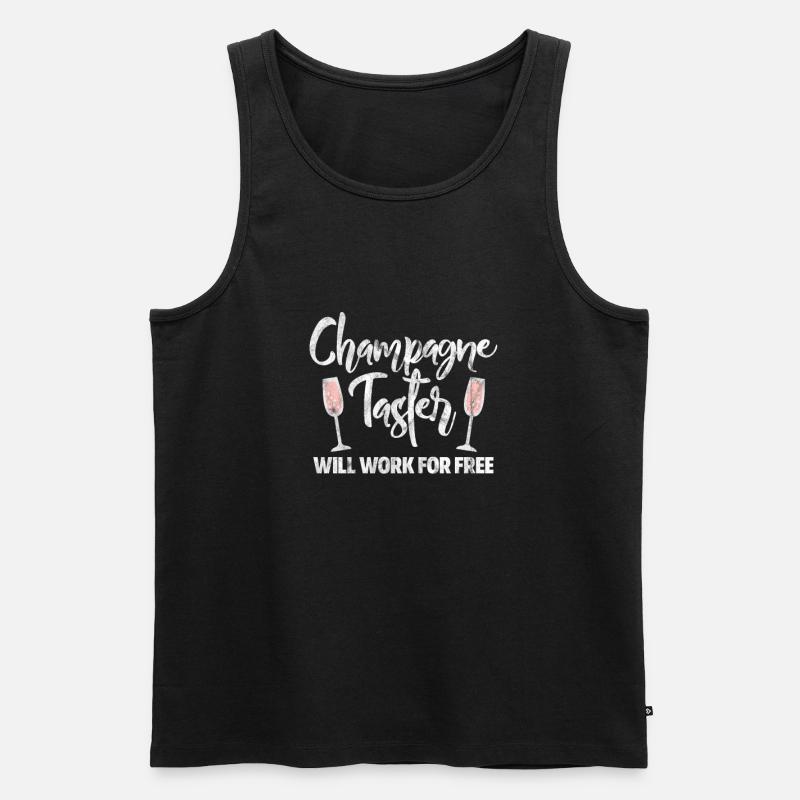 Tester - Männer Premium Bio Tank Top - Schwarz