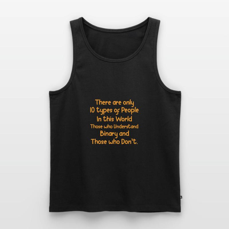 Binär Code Programmierer Coder Geschenk Männer Premium Bio Tank Top