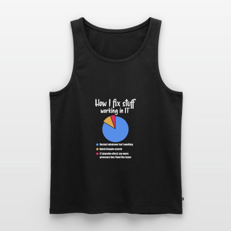 Support technique Computer It Admin Cadeau Débardeur bio Premium Homme