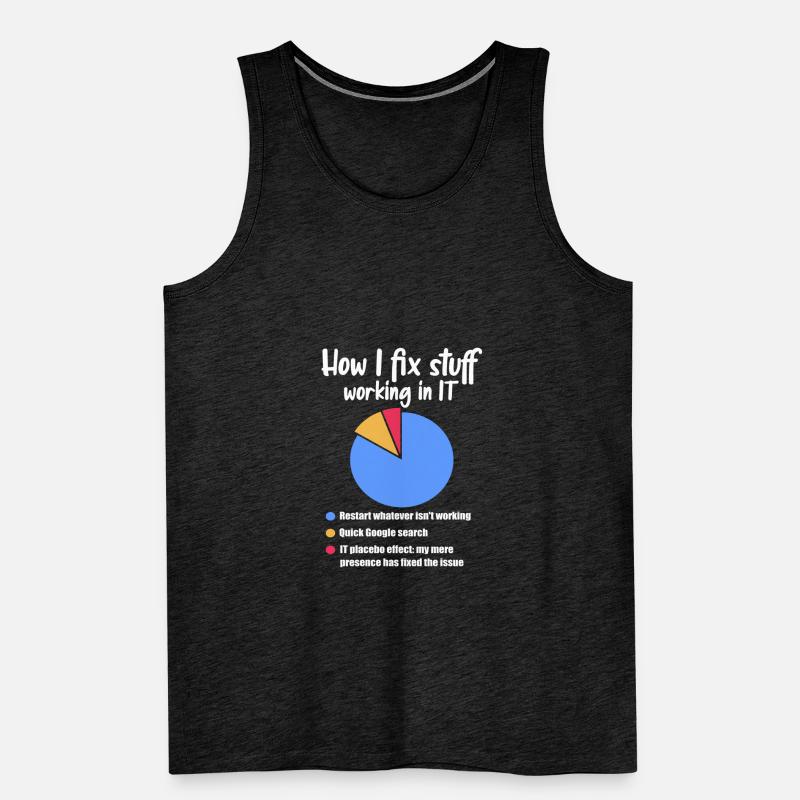 Technical Support Computer It Admin Gift Men's Premium Organic Tank Top