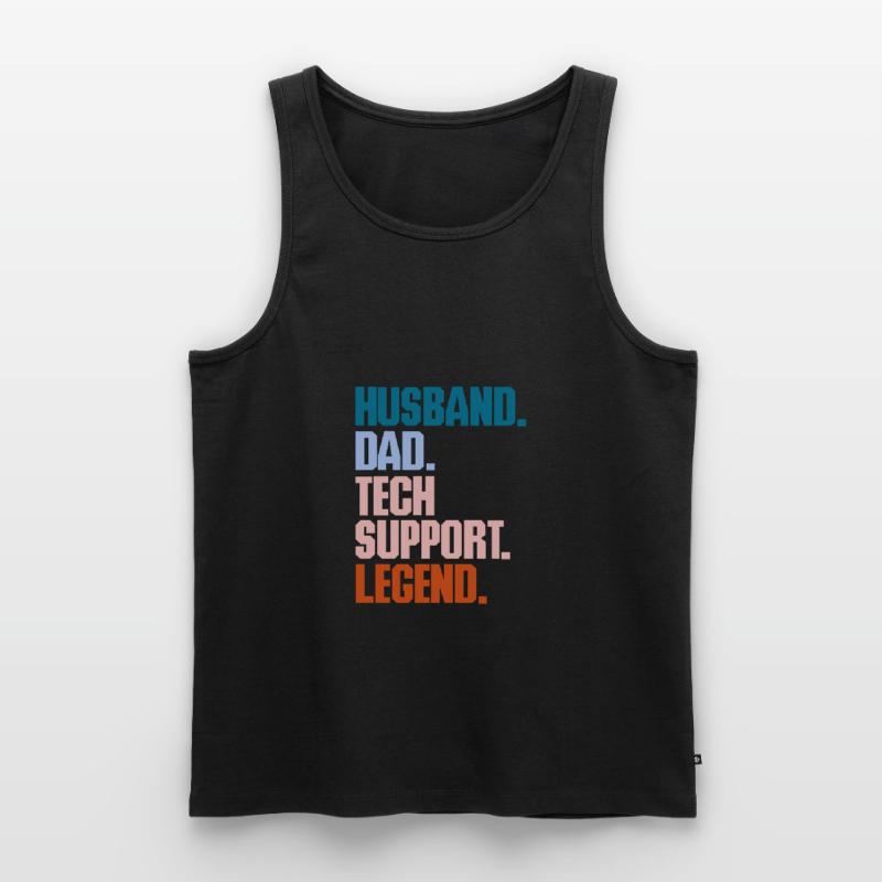 Technical Support Computer It Admin Gift Men's Premium Organic Tank Top