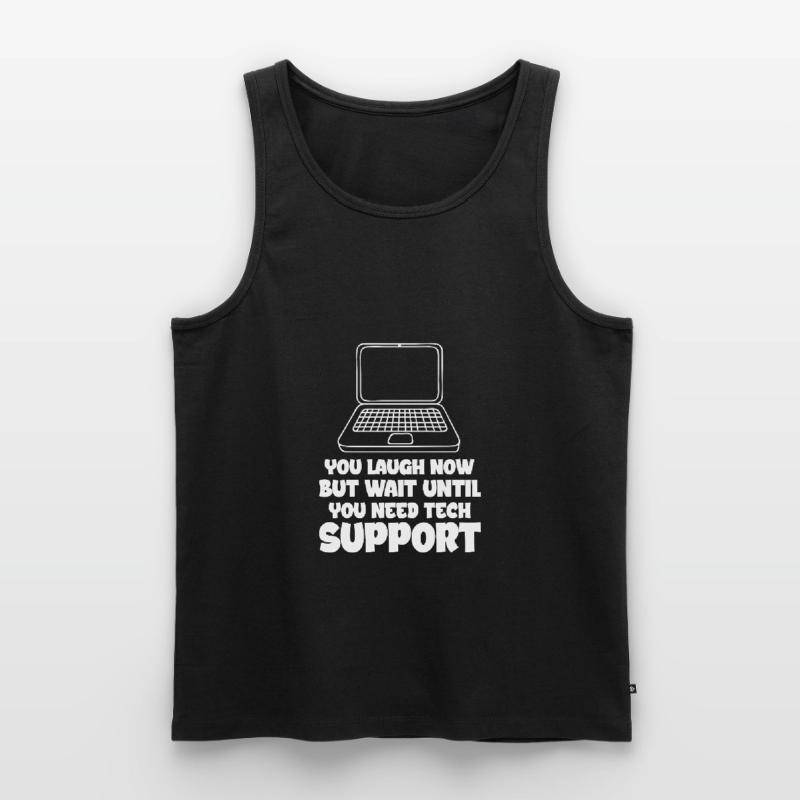 Support technique Computer It Admin Cadeau Débardeur bio Premium Homme