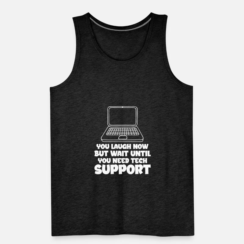 Technischer Support Computer It Admin Geschenk Männer Premium Bio Tank Top