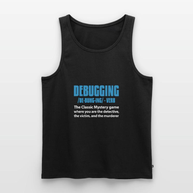 Software Developer Programmer Software Men's Premium Organic Tank Top