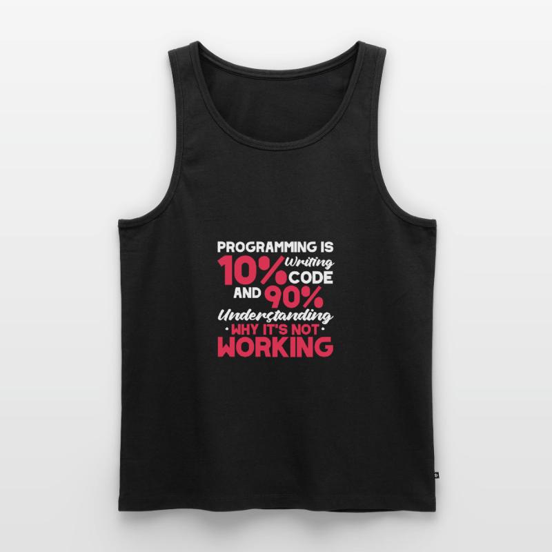 Software Developer Programmer Software Men's Premium Organic Tank Top