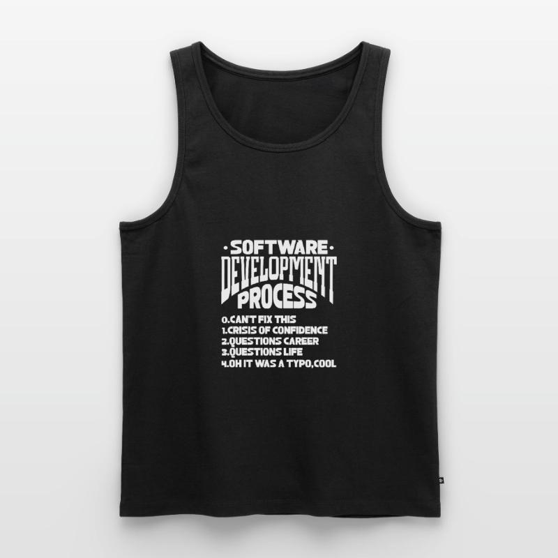 Software Developer Programmer Software Men's Premium Organic Tank Top