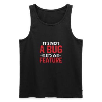 Programmer - Men's Premium Organic Tank Top - black - Front - AI Model Male 178 light (178cm)