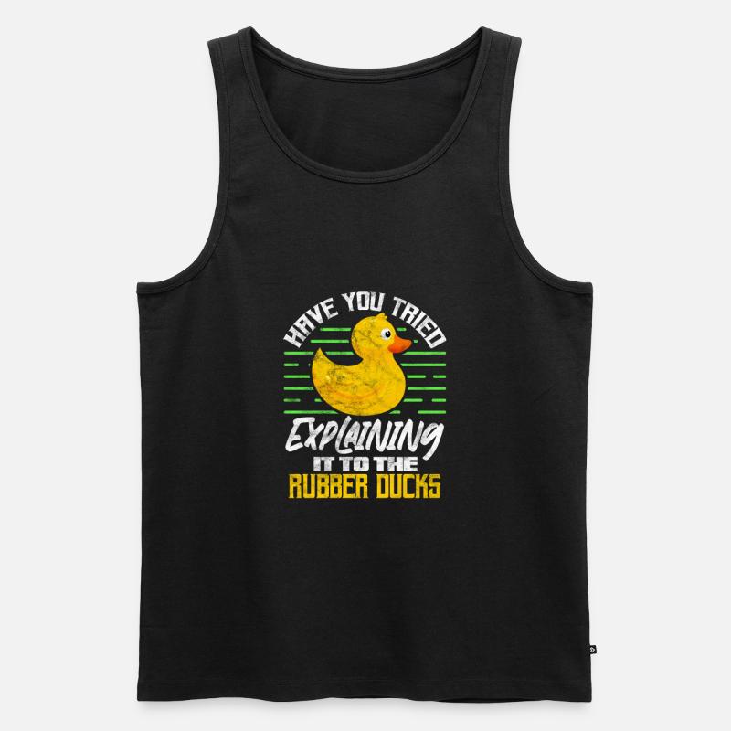 Programmierer - Männer Premium Bio Tank Top - Schwarz