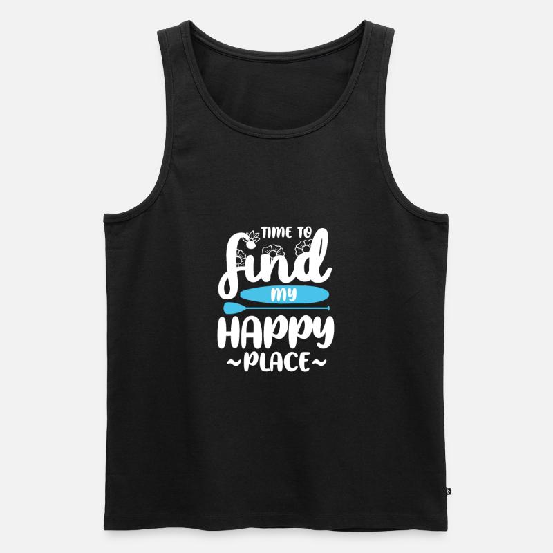 SUP - Männer Premium Bio Tank Top - Schwarz