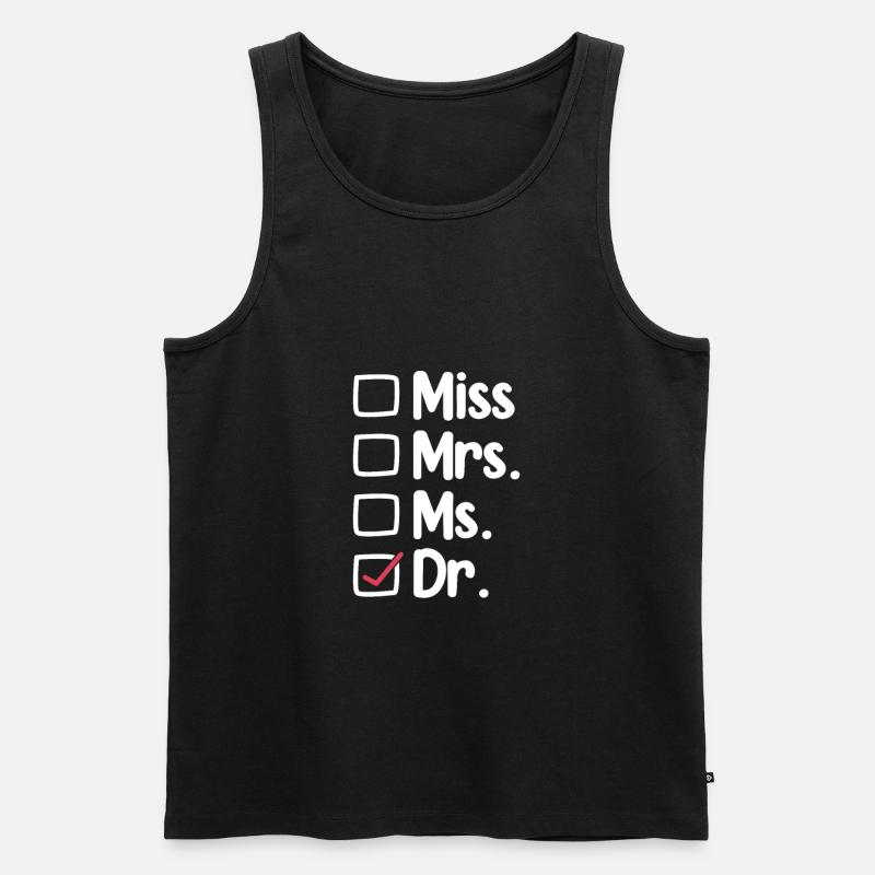 Ärztin - Männer Premium Bio Tank Top - Schwarz