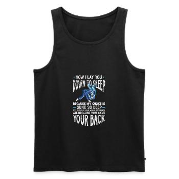 Jiu Jitsu Bjj Kampfsport Jiu-Jitsu Kampf Geschenk - Männer Premium Bio Tank Top - Schwarz - Vorne - Michal (187cm)