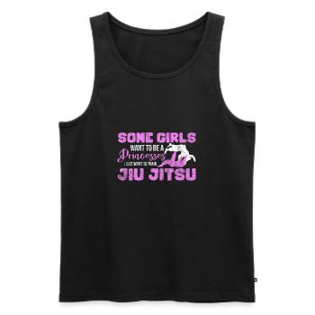 Jiu Jitsu Bjj Kampfsport Jiu-Jitsu Kampf Geschenk - Männer Premium Bio Tank Top - Schwarz - Vorne - Michal (187cm)
