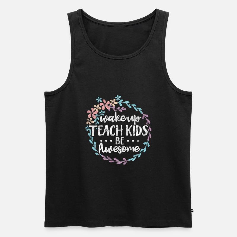 Lehrer Lehrerin - Männer Premium Bio Tank Top - Schwarz