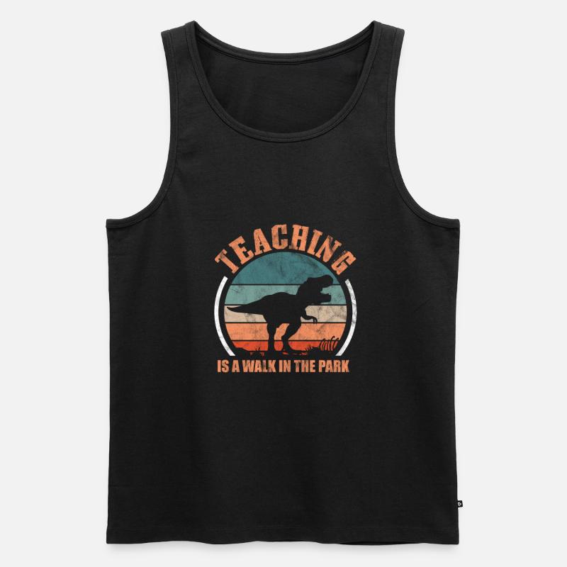 Lehrer Lehrerin - Männer Premium Bio Tank Top - Schwarz