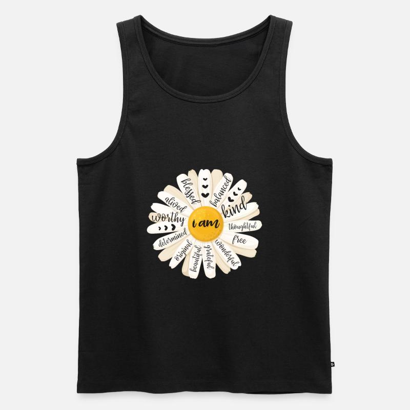 Motivation - Männer Premium Bio Tank Top - Schwarz