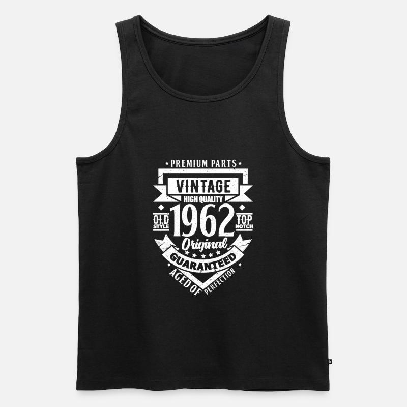 1962 - Männer Premium Bio Tank Top - Schwarz