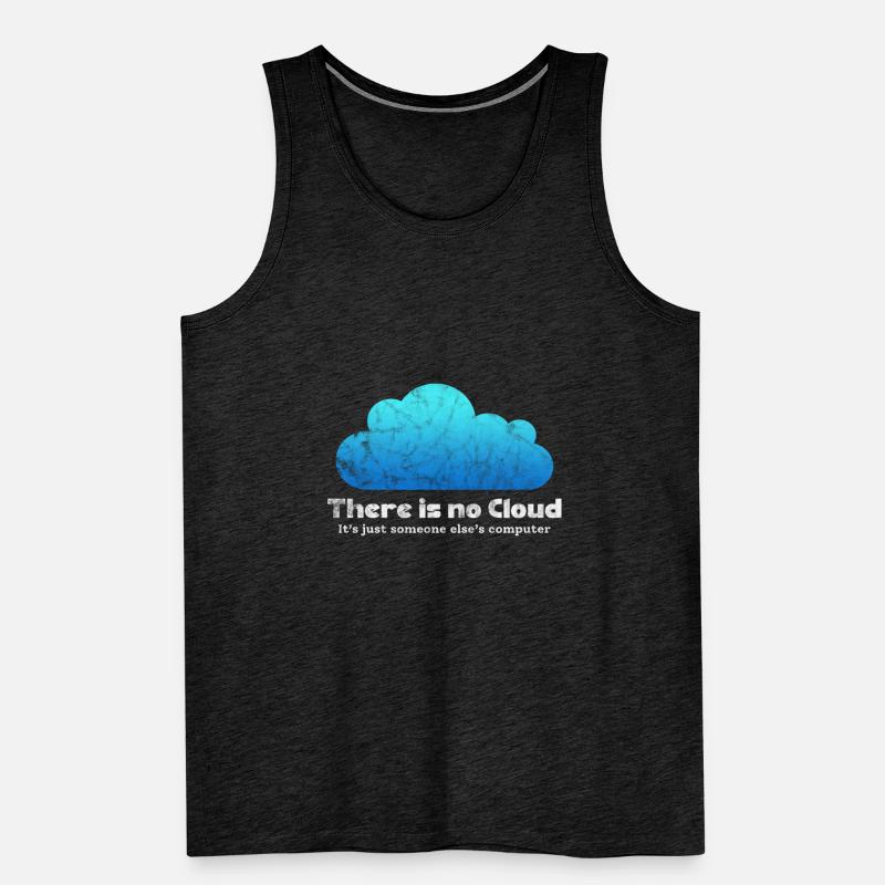 Computer Nerd PC Programmierer Informatik Geschenk Männer Premium Bio Tank Top