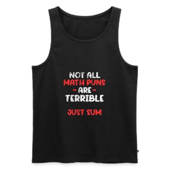 Mathematik - Männer Premium Bio Tank Top - Schwarz - Vorne - Michal (187cm)