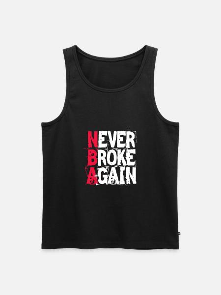 Motivation - Männer Premium Bio Tank Top - Schwarz
