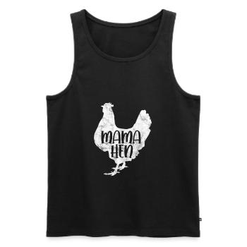 Poulet - Débardeur bio Premium Homme - noir - Devant - Michal (187cm)