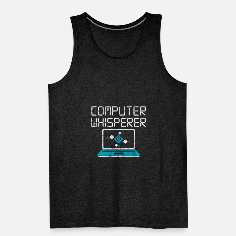 Computer Nerd PC Programmer Computer Science Gift Men's Premium Organic Tank Top