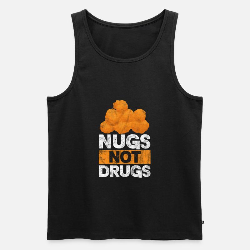 Chicken Nuggets - Männer Premium Bio Tank Top - Schwarz