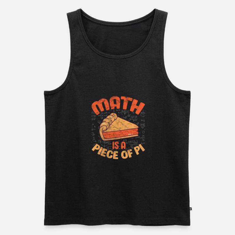 Mathematik - Männer Premium Bio Tank Top - Schwarz