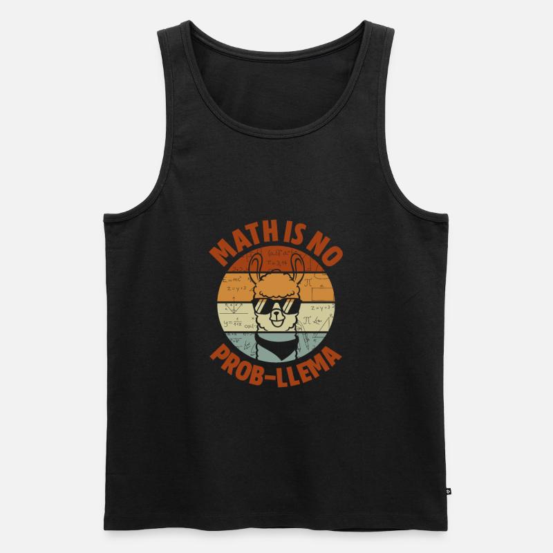 Mathematik - Männer Premium Bio Tank Top - Schwarz