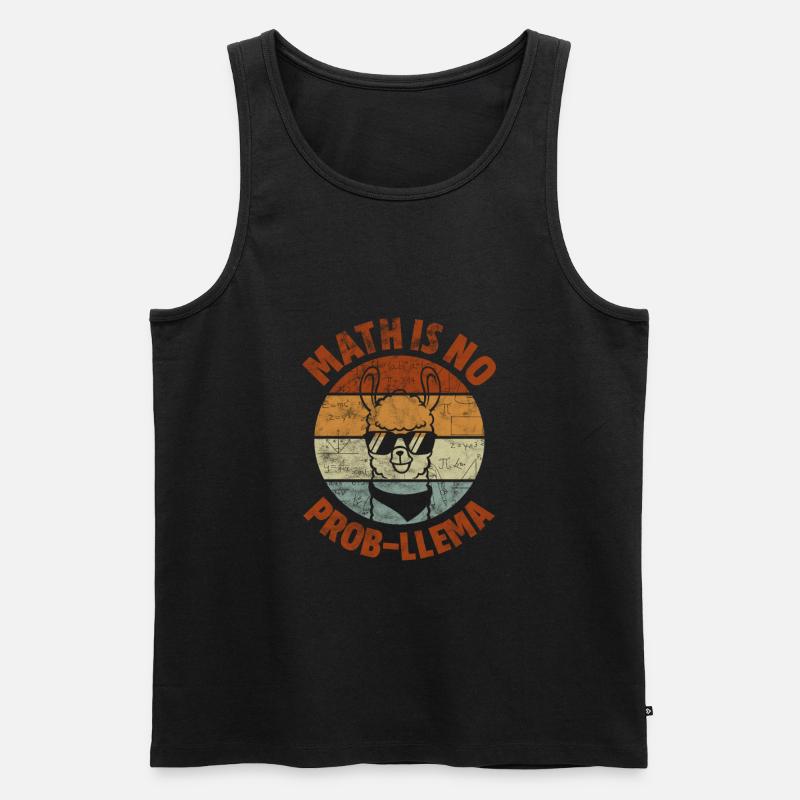 Mathematik - Männer Premium Bio Tank Top - Schwarz