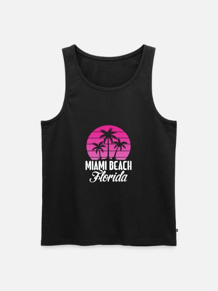 Miami - Débardeur bio Premium Homme - noir