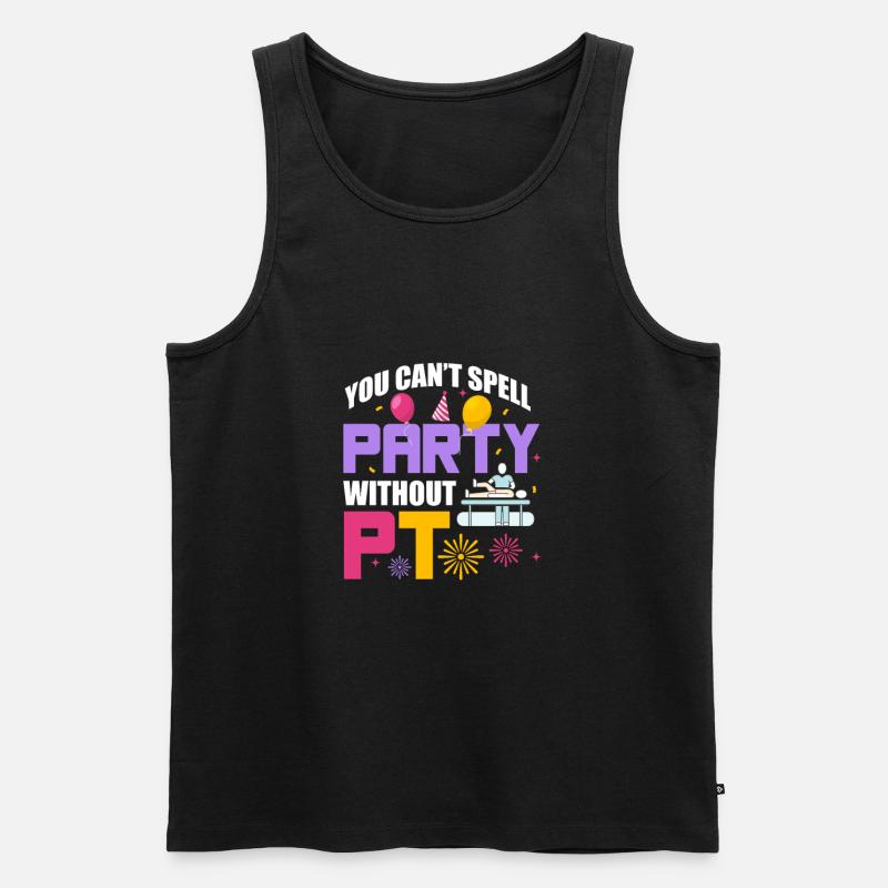 Physiotherapeut - Männer Premium Bio Tank Top - Schwarz