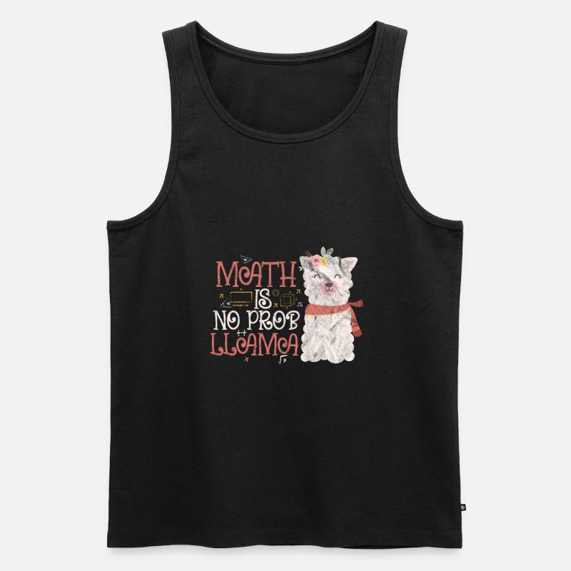 Mathematik - Männer Premium Bio Tank Top - Schwarz