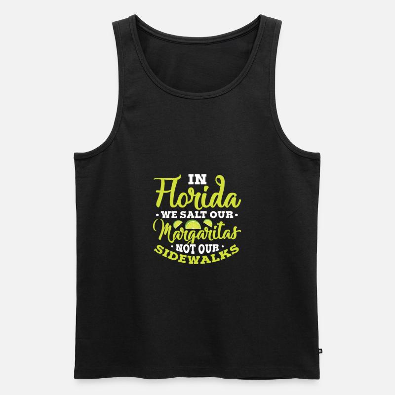 Florida - Männer Premium Bio Tank Top - Schwarz