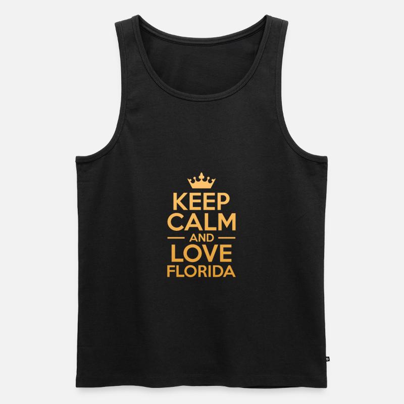 Florida - Männer Premium Bio Tank Top - Schwarz