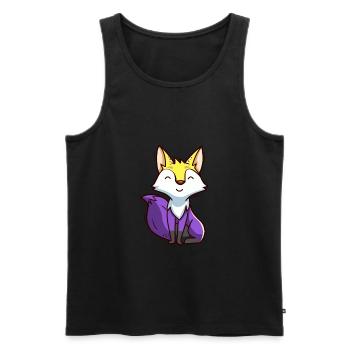 Fox Foxes Fox Forest Animal Forest Animal Gift - Men's Premium Organic Tank Top - black - Front - Michal (187cm)