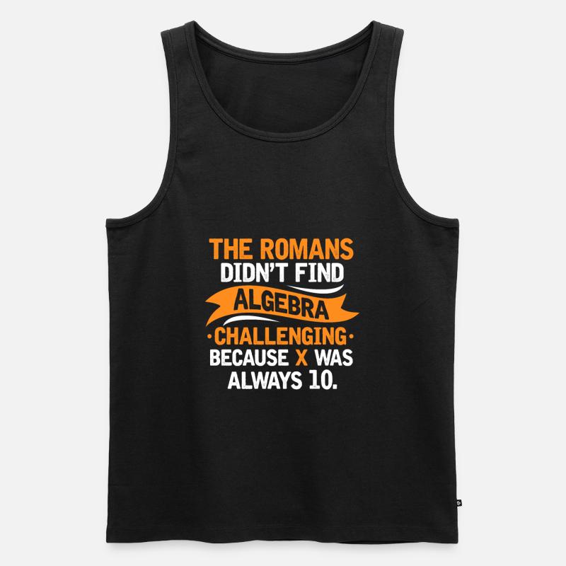 Mathematik - Männer Premium Bio Tank Top - Schwarz