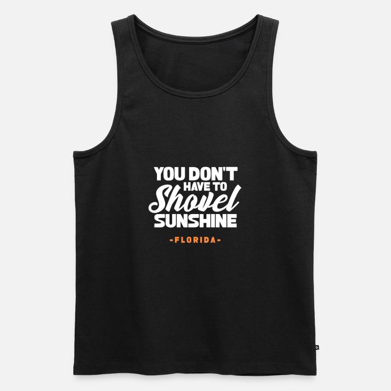 Florida - Männer Premium Bio Tank Top - Schwarz