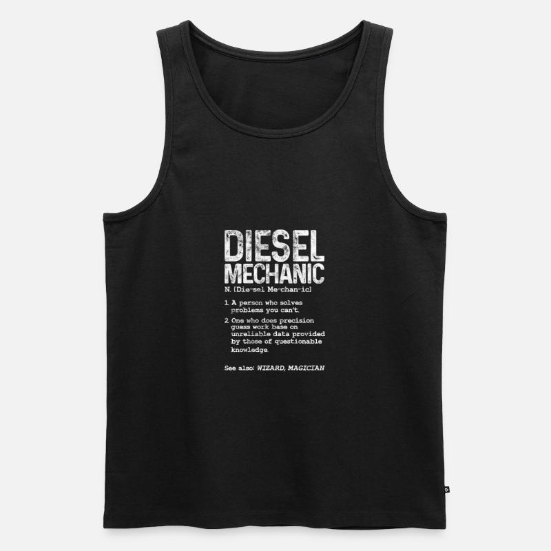 Diesel - Canottiera ecologica premium da uomo - nero