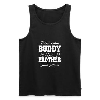 Big Brother Sibling Sister Gift - Men's Premium Organic Tank Top - black - Front - Michal (187cm)