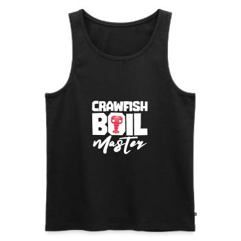 Languste - Männer Premium Bio Tank Top - Schwarz - Vorne - AI Model Male 178 light (178cm)