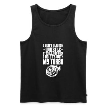 Diesel Auto Tuning Gasoline Vehicle Gift - Men's Premium Organic Tank Top - black - Front - AI Model Male 178 light (178cm)