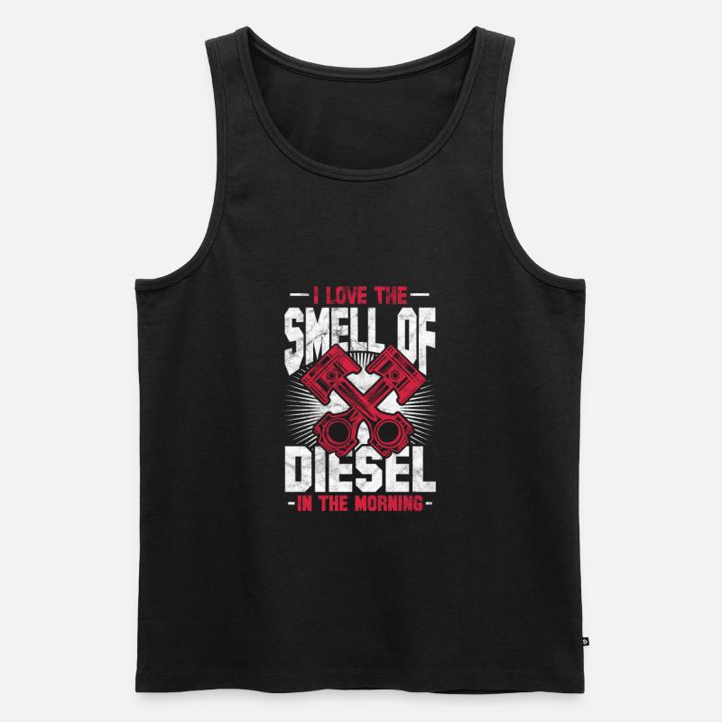 Diesel - Männer Premium Bio Tank Top - Schwarz