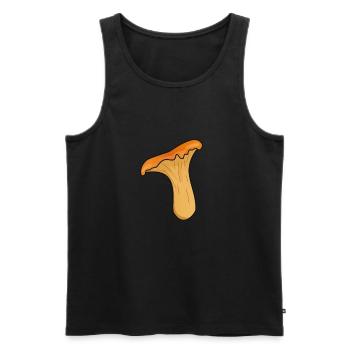 Cueillette de champignons cueillette de champignons champignons chasseur de champignons 2 - Débardeur bio Premium Homme - noir - Devant - AI Model Male 178 light (178cm)